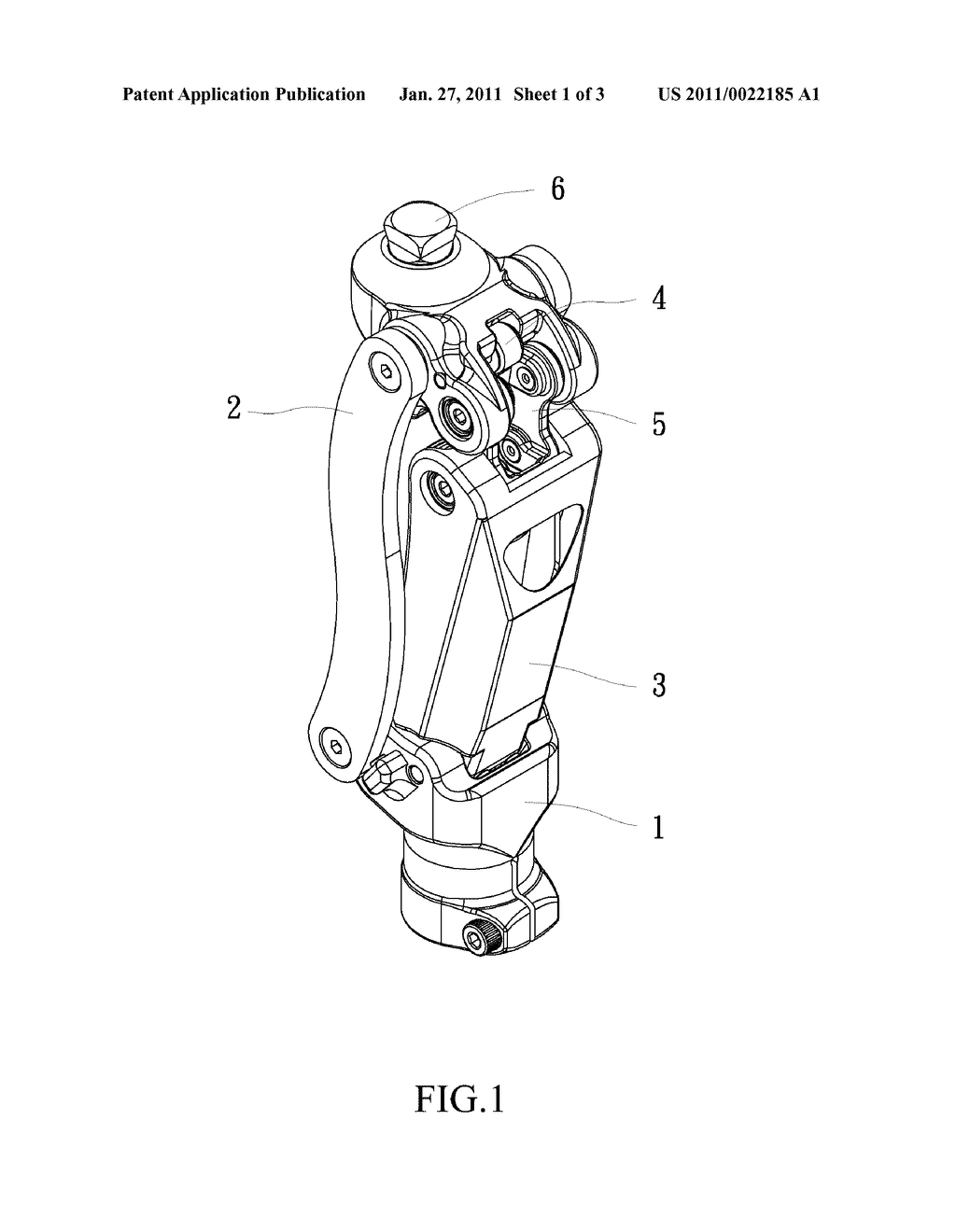 CUSHION STRUCTURE OF ARTIFICIAL KNEE JOINT - diagram, schematic, and image 02