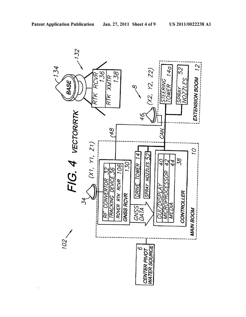 GNSS CONTROL SYSTEM AND METHOD FOR IRRIGATION AND RELATED APPLICATIONS - diagram, schematic, and image 05
