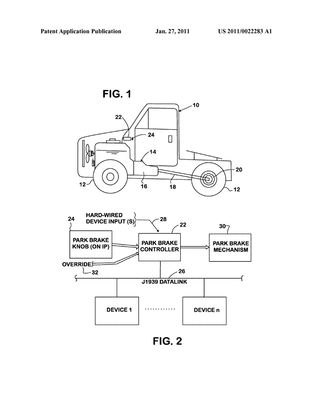 SYSTEM AND METHOD FOR CONDITIONING RELEASE OF A PARK BRAKE - diagram, schematic, and image 02
