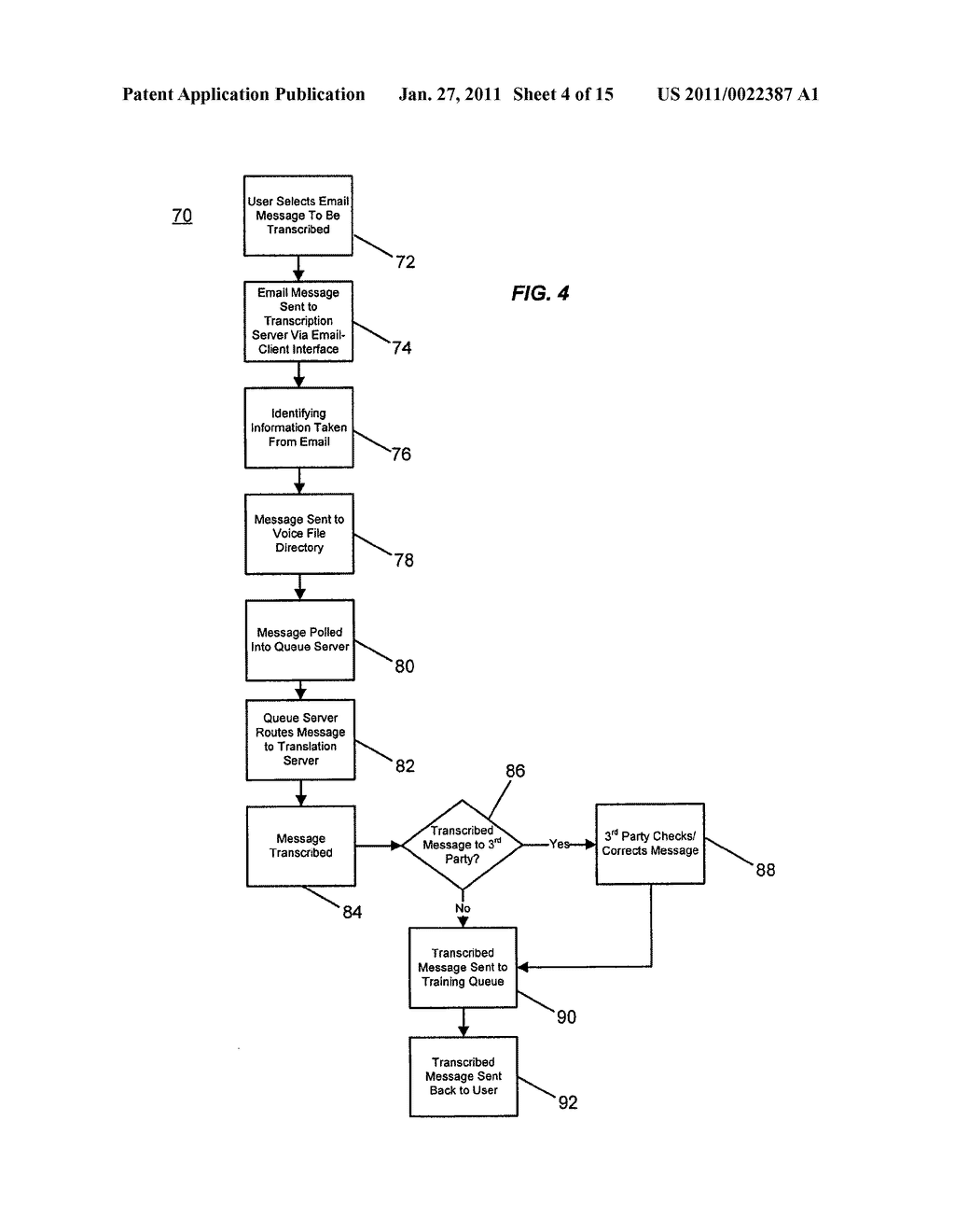 CORRECTING TRANSCRIBED AUDIO FILES WITH AN EMAIL-CLIENT INTERFACE - diagram, schematic, and image 05