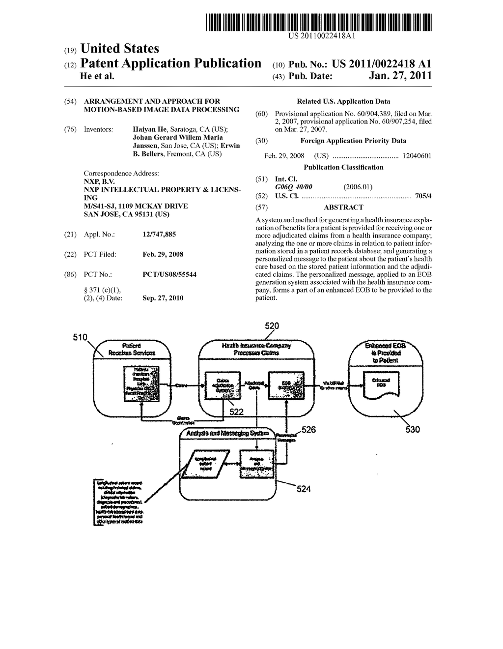 Arrangement And Approach For Motion-Based Image Data Processing - diagram, schematic, and image 01