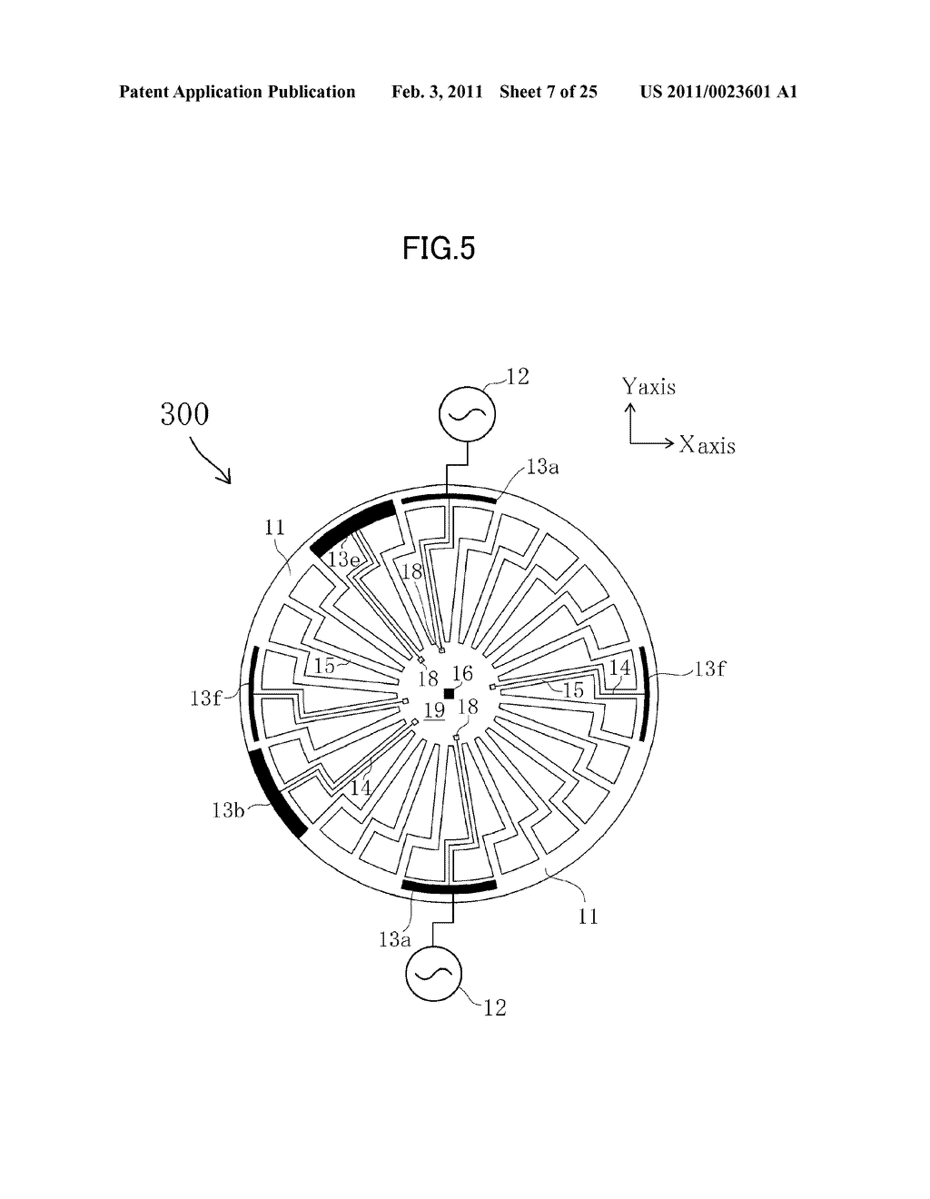 VIBRATORY GYROSCOPE USING PIEZOELECTRIC FILM - diagram, schematic, and image 08