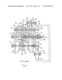 GEAR ARRANGEMENTS FOR 7-SPEED DUAL CLUTCH TRANSMISSION diagram and image