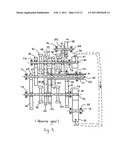 GEAR ARRANGEMENTS FOR 7-SPEED DUAL CLUTCH TRANSMISSION diagram and image