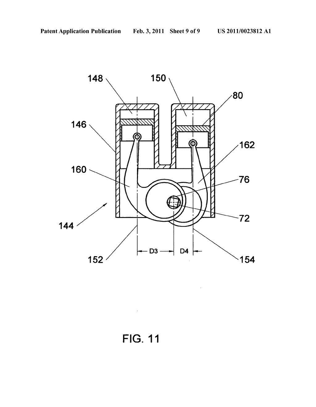 Crankshaft-free internal combustion engine of improved efficiency - diagram, schematic, and image 10