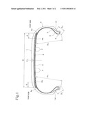 PNEUMATIC RADIAL TIRE diagram and image