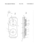 BRAKE LINING HAVING ADAPTER FOR DISC BRAKES diagram and image