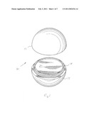 Lip Balm Container with Product Insert diagram and image