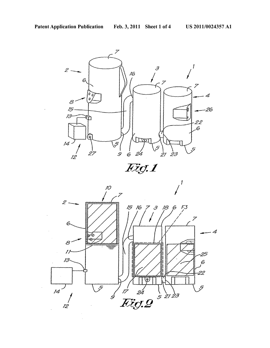 METHOD FOR THE REMOVAL OF ORGANIC COMPONENTS FROM A MIXTURE OF ORGANIC COMPONENTS AND WATER AND A DEVICE FOR APPLYING SUCH METHOD - diagram, schematic, and image 02
