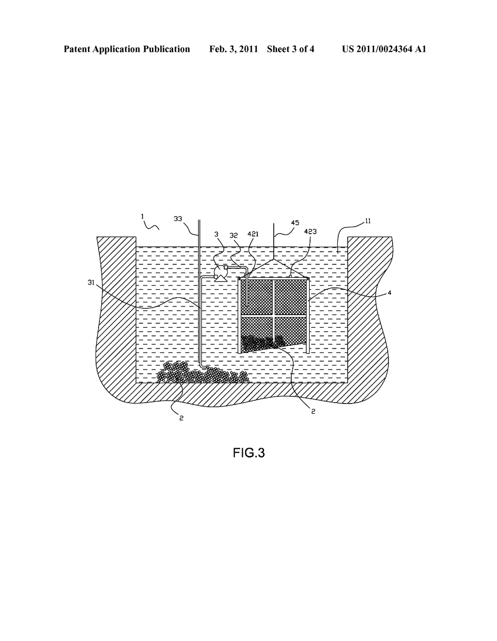 Filtration separation method for waste resin containing highly radioactive uranium powder and device thereof - diagram, schematic, and image 04