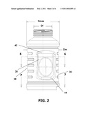 Plastic Container Having Tapered Vacuum Panels diagram and image