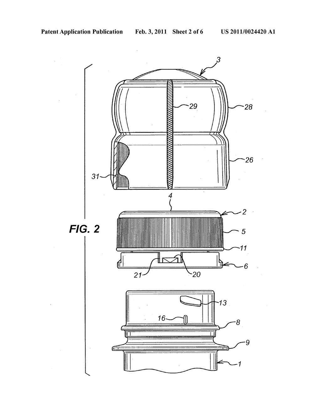 CONTAINER CLOSURE WITH OVERCAP - diagram, schematic, and image 03