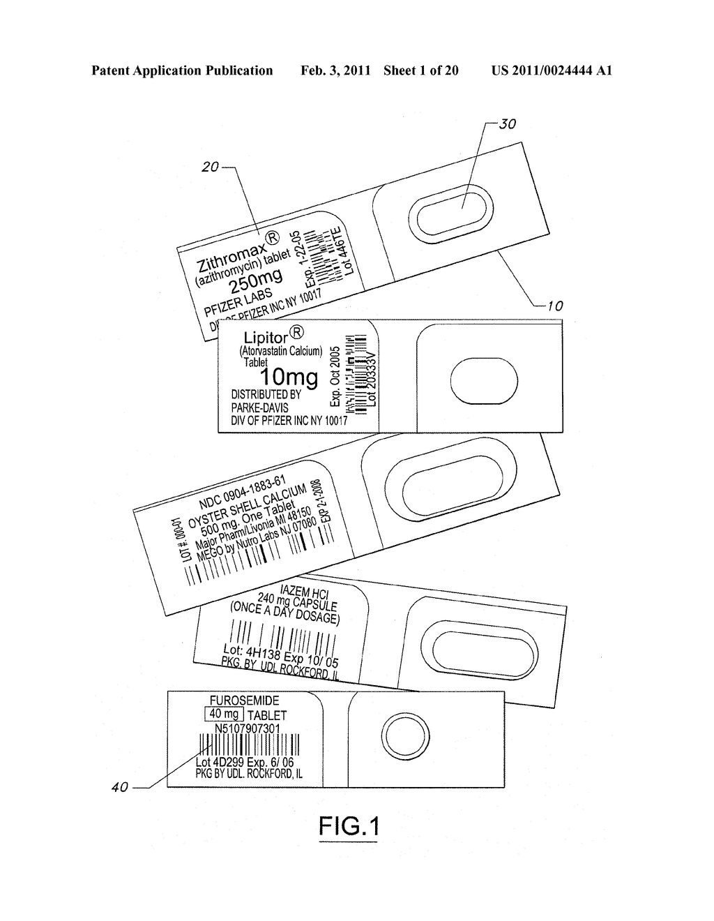 System, Method and Corresponding Apparatus for Storing, Retrieving and Delivering Unit Dose Blisters - diagram, schematic, and image 02