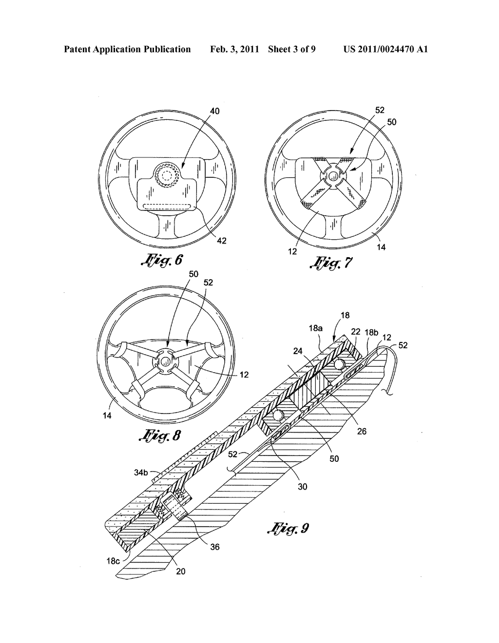 Handheld device holder for vehicle's steering wheel - diagram, schematic, and image 04