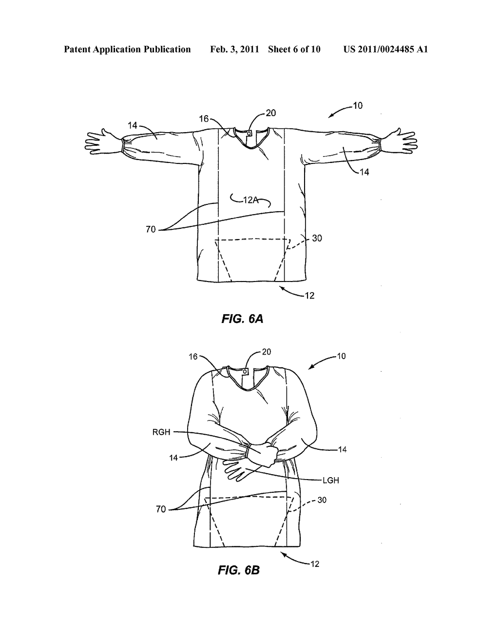 DISPOSABLE HOSPITAL GOWN - diagram, schematic, and image 07