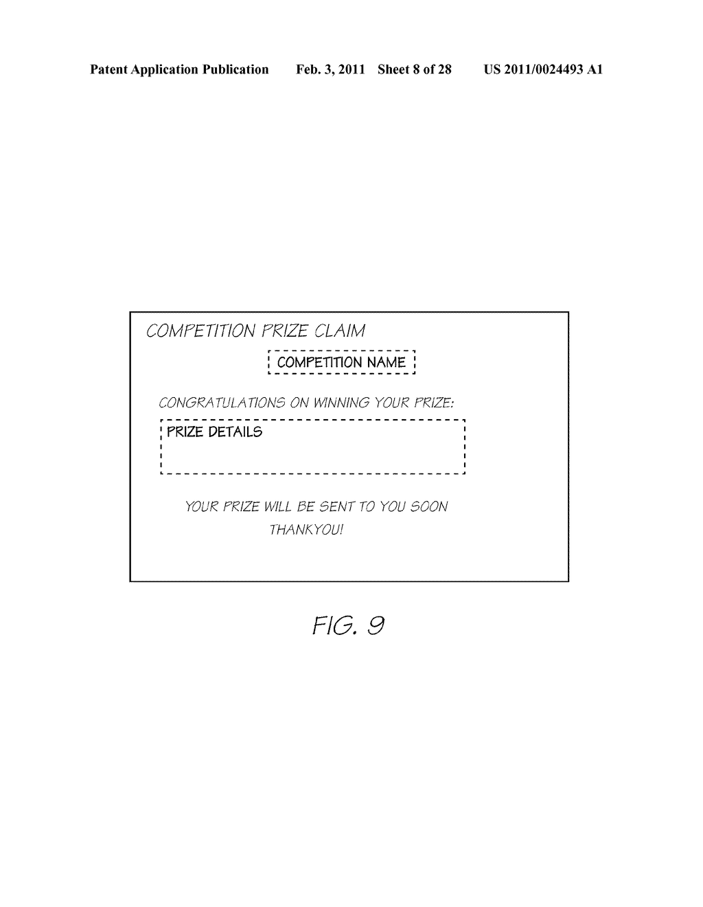 SYSTEM FOR PROVIDING ANONYMOUS COMPETITION ENTRY - diagram, schematic, and image 09