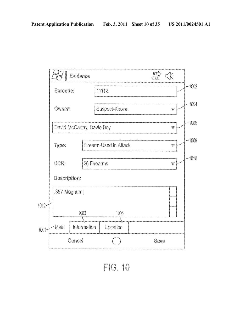 Systems and Methods for the Tracking of Evidence - diagram, schematic, and image 11