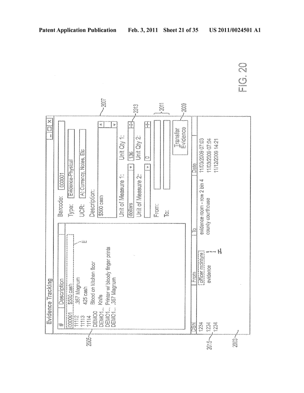 Systems and Methods for the Tracking of Evidence - diagram, schematic, and image 22