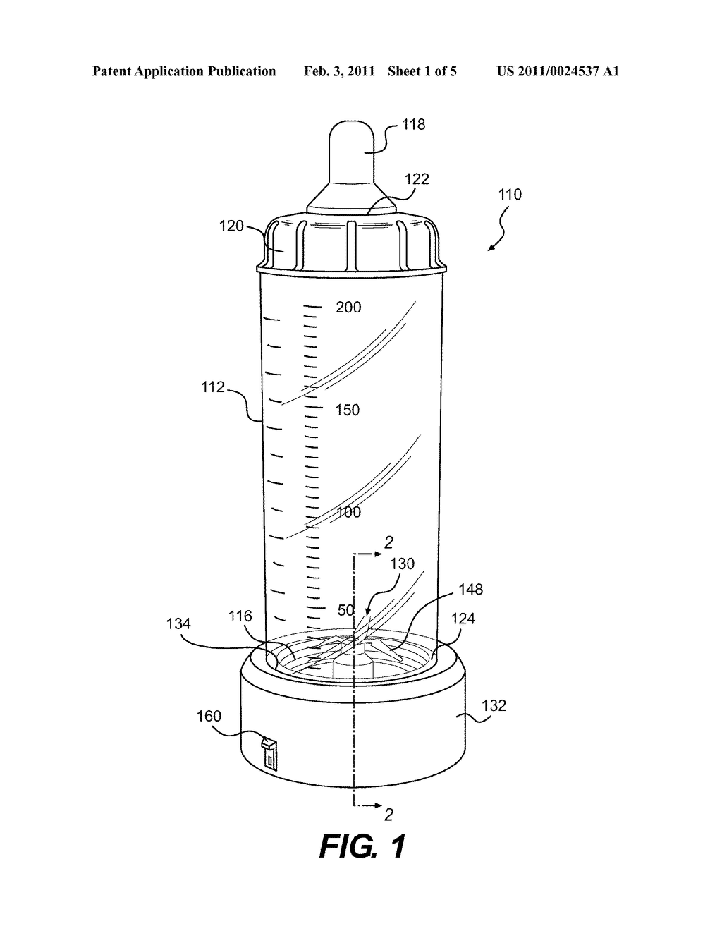 PORTABLE BABY BOTTLE BLENDER - diagram, schematic, and image 02