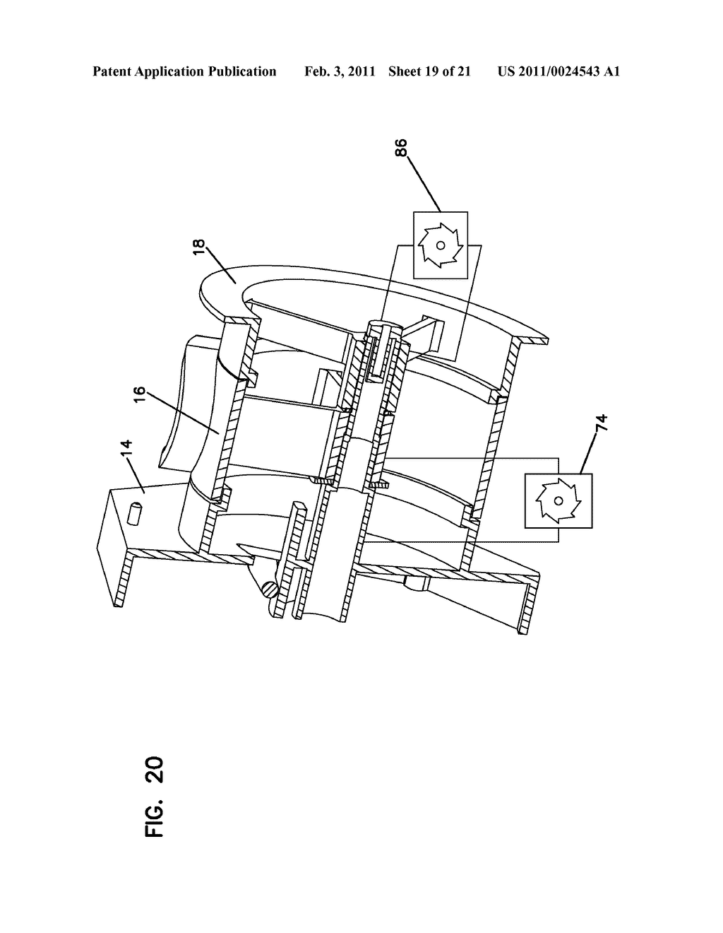 SPOOL FOR TELECOMMUNICATIONS CABLE AND METHOD - diagram, schematic, and image 20