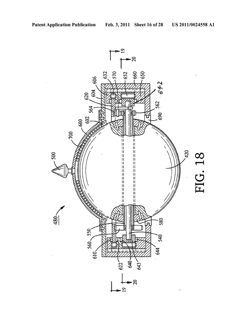 Ball wheel for an aircraft - diagram, schematic, and image 17