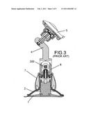 Vacuum mount type support device diagram and image