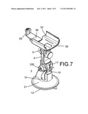 Vacuum mount type support device diagram and image