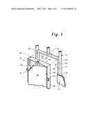 JAMB MOUNTING BRACKET AND METHOD OF USE diagram and image