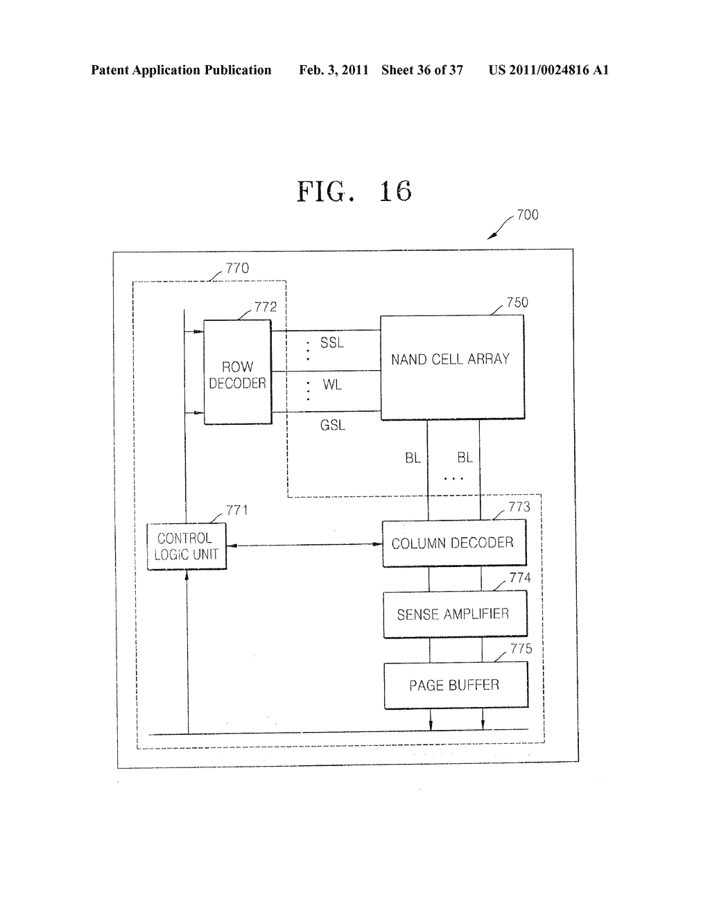 FLASH MEMORY DEVICE HAVING VERTICLE CHANNEL STRUCTURE - diagram, schematic, and image 37