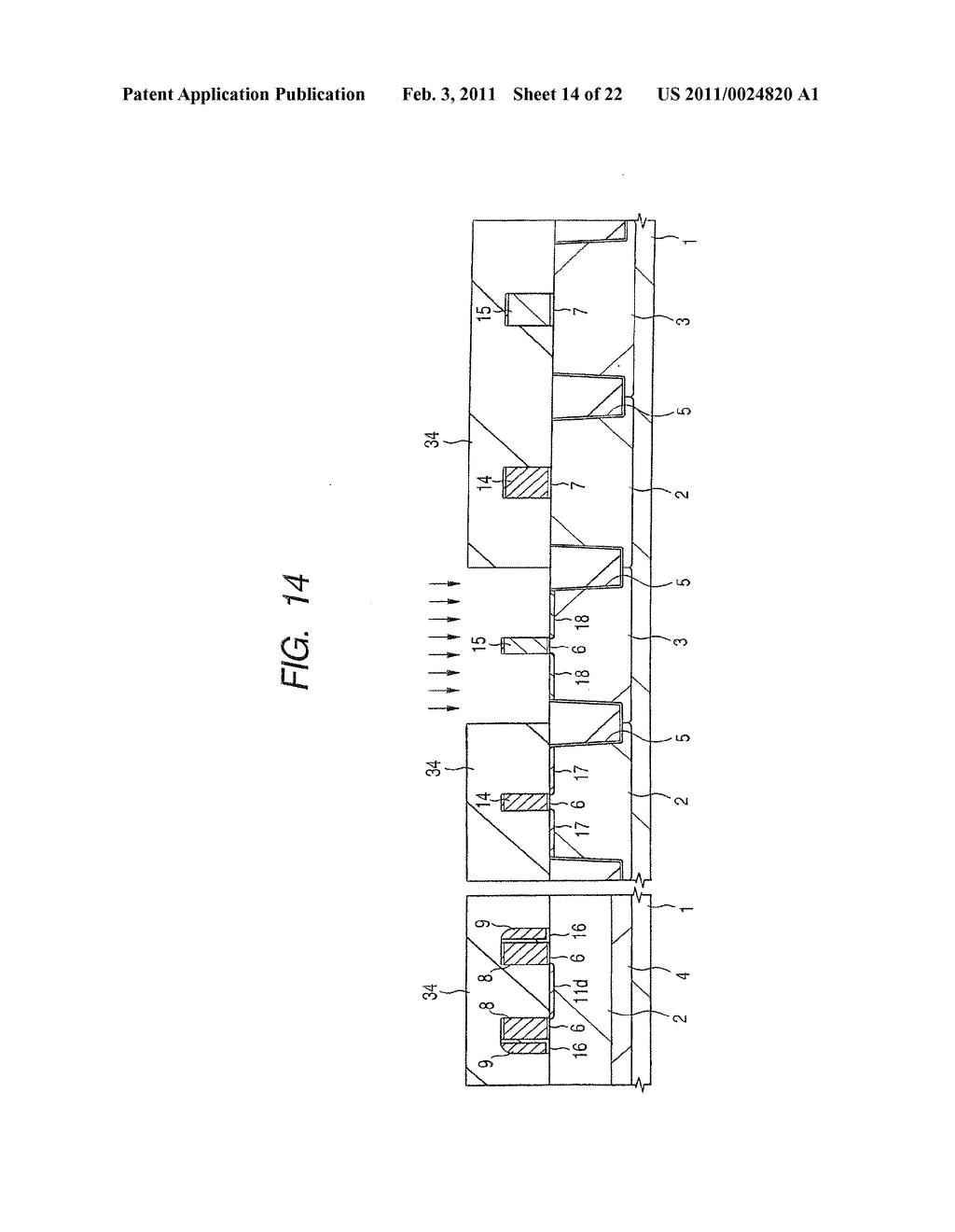 METHOD OF MANUFACTURING A NONVOLATILE SEMICONDUCTOR MEMORY DEVICE, AND A NONVOLATILE SEMICONDUCTOR MEMORY DEVICE - diagram, schematic, and image 15