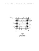 SEMICONDUCTOR DEVICE HAVING UNDER-FILLED DIE IN A DIE STACK diagram and image