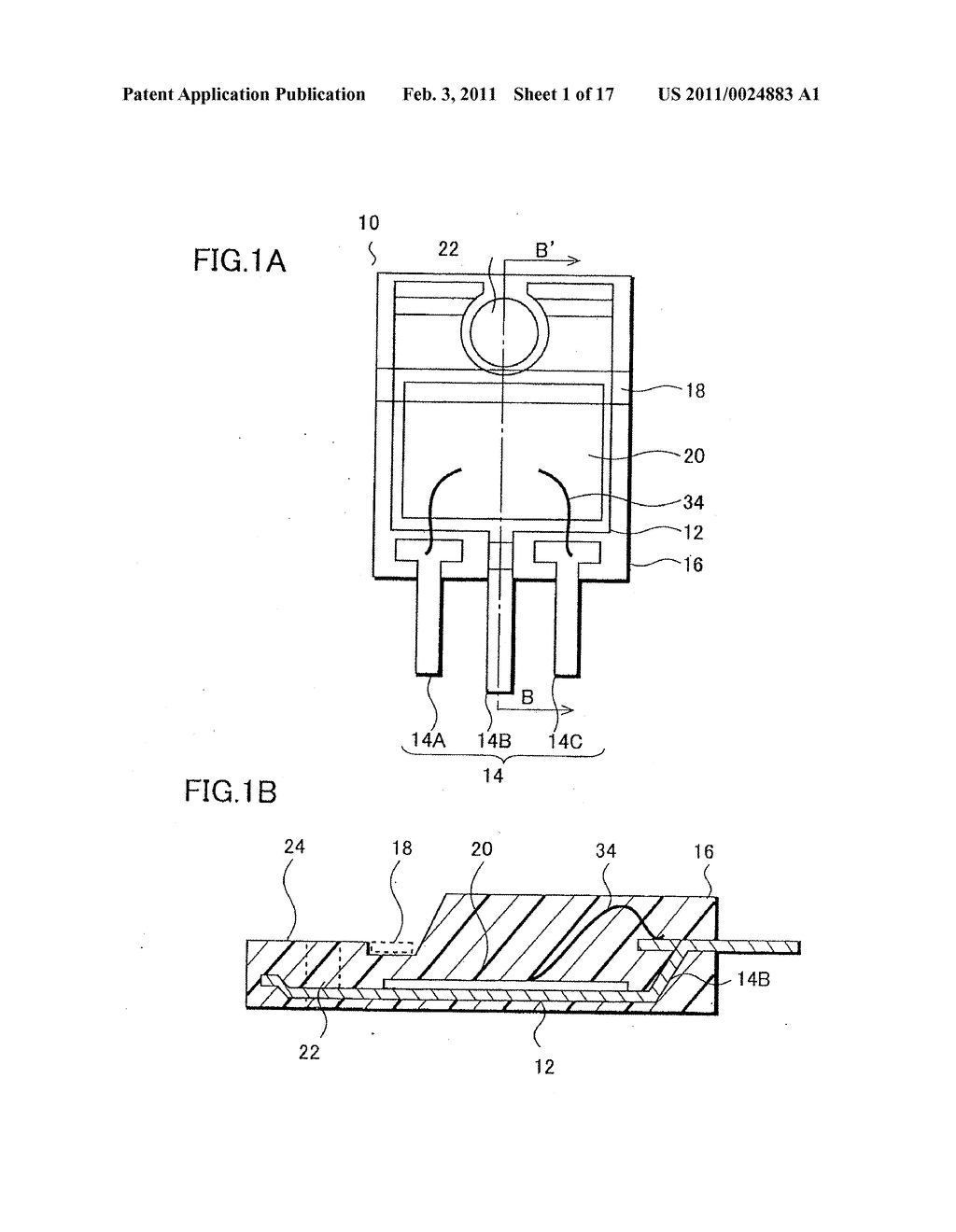 SEMICONDUCTOR DEVICE, SEMICONDUCTOR MODULE, METHOD FOR MANUFACTURING SEMICONDUCTOR DEVICE, AND LEAD FRAME - diagram, schematic, and image 02