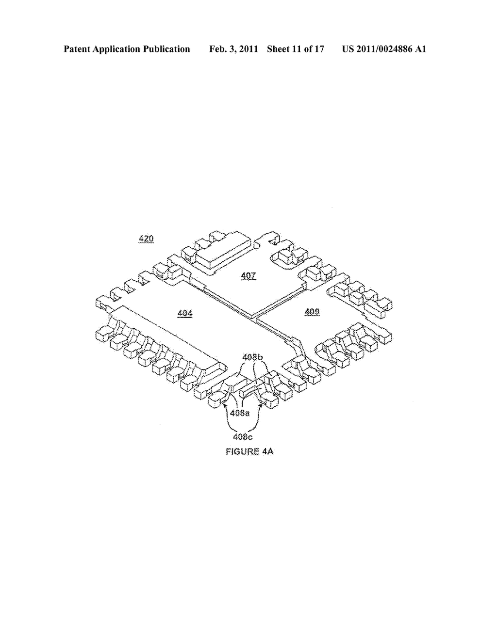 SEMICONDUCTOR DEVICE PACKAGE HAVING FEATURES FORMED BY STAMPING - diagram, schematic, and image 12