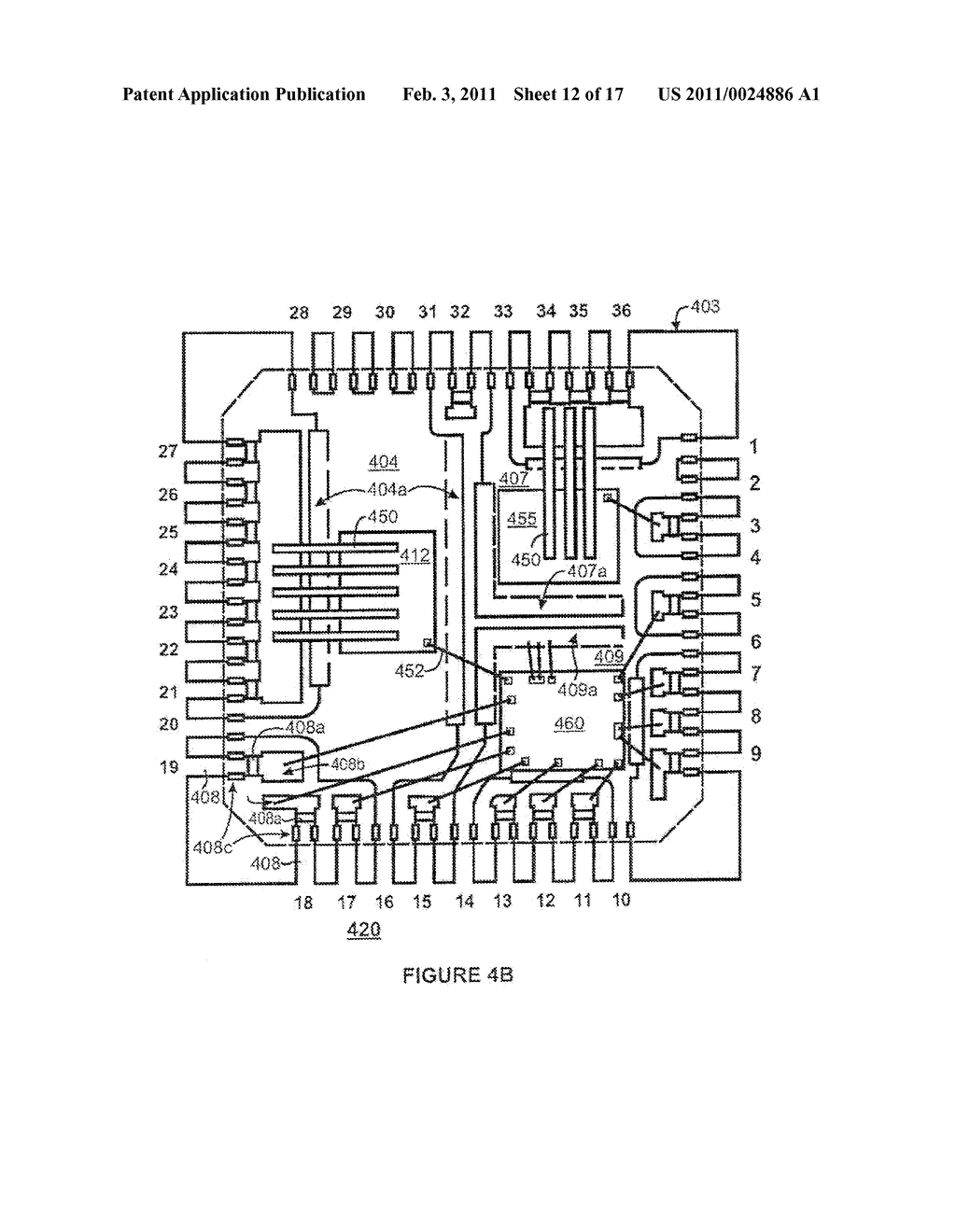 SEMICONDUCTOR DEVICE PACKAGE HAVING FEATURES FORMED BY STAMPING - diagram, schematic, and image 13