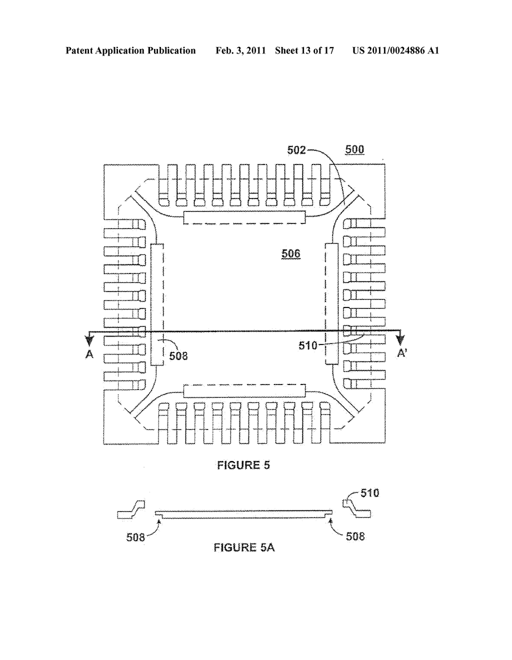 SEMICONDUCTOR DEVICE PACKAGE HAVING FEATURES FORMED BY STAMPING - diagram, schematic, and image 14