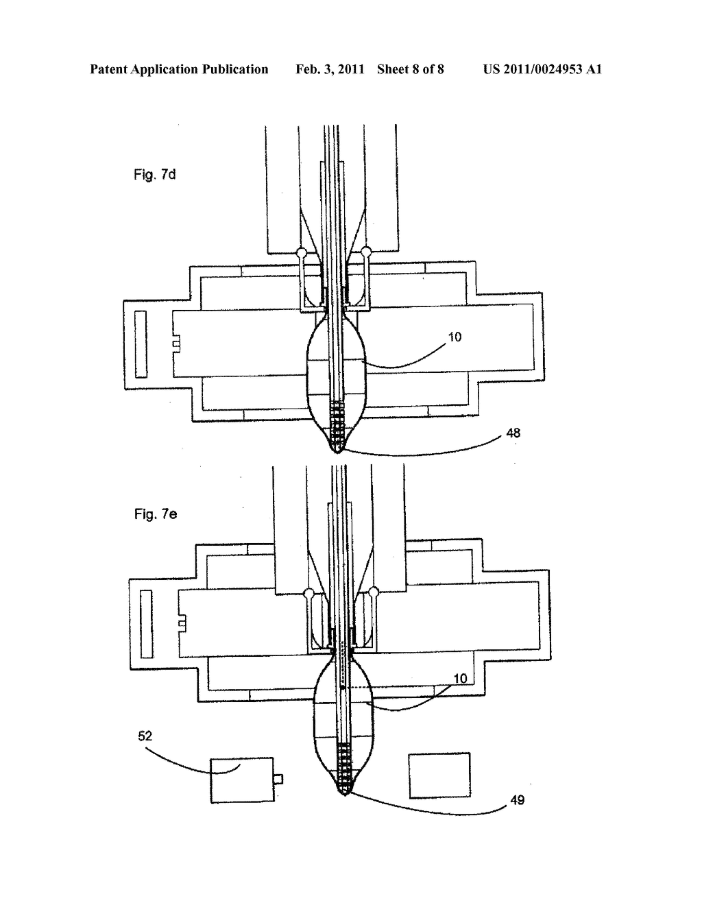 APPARATUS FOR MOULDING PLASTIC PREFORMS WITH SYNCHRONOUS HEATING AND STRETCHING - diagram, schematic, and image 09