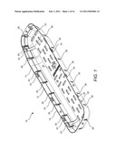 Molded and Stackable Evacuation Sled diagram and image