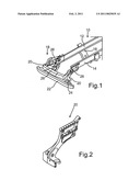 FRONT SPRING BRACKET FOR A TRUCK diagram and image