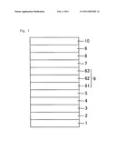  ELECTROLUMINESCENCE ELEMENT, DISPLAY DEVICE, AND LIGHTING DEVICE diagram and image