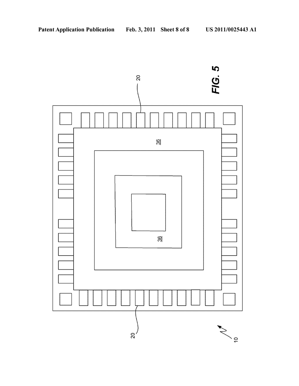 APPARATUS AND METHOD FOR WAFER LEVEL FABRICATION OF HIGH VALUE INDUCTORS ON SEMICONDUCTOR INTEGRATED CIRCUITS - diagram, schematic, and image 09