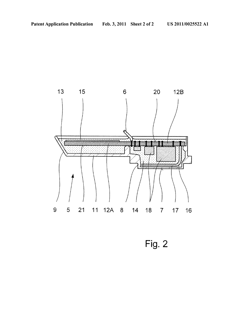 MOTOR VEHICLE OUTSIDE DOOR HANDLE WITH A SENSOR MODULE - diagram, schematic, and image 03