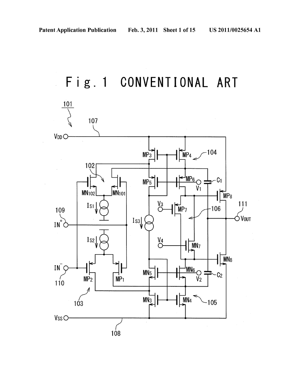 DIFFERENTIAL AMPLIFIER CIRCUIT, DATA LINE DRIVER USING THE SAME, AND LIQUID CRYSTAL DISPLAY APPARATUS - diagram, schematic, and image 02