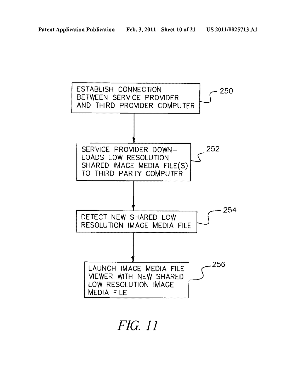 SYSTEM AND METHOD FOR MANAGING IMAGES OVER A COMMUNICATION NETWORK - diagram, schematic, and image 11