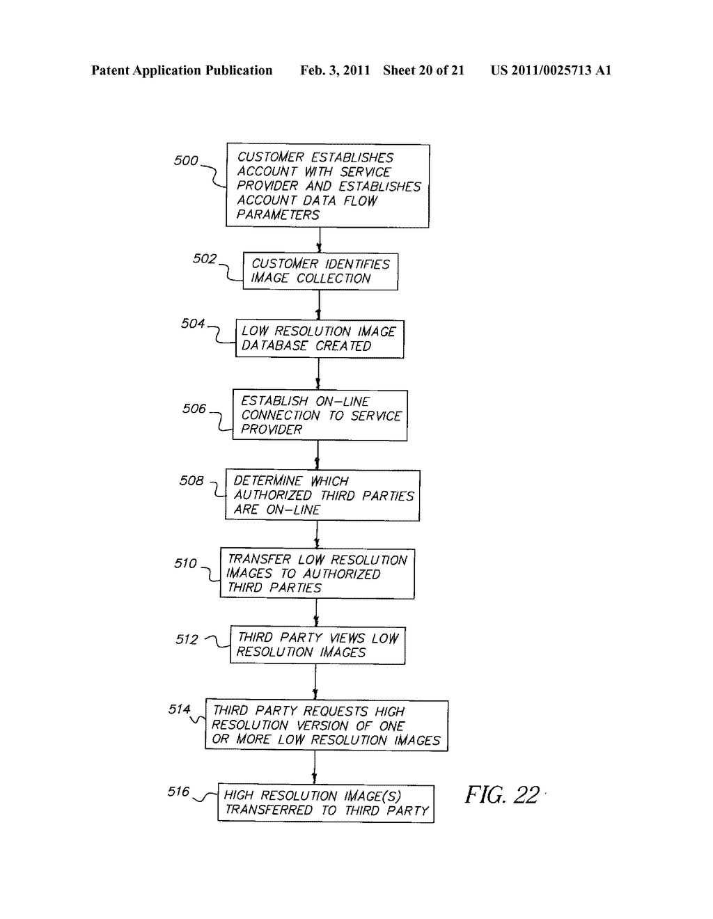 SYSTEM AND METHOD FOR MANAGING IMAGES OVER A COMMUNICATION NETWORK - diagram, schematic, and image 21