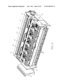 WIDE FORMAT PRINTER WITH INDEPENDENTLY OPERABLE PRINTHEAD SERVICE MODULES diagram and image