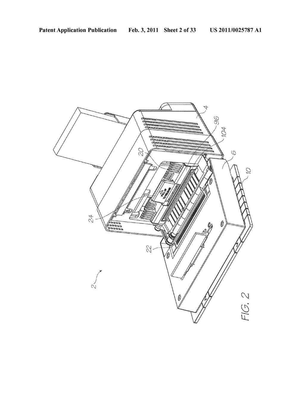 PRINTHEAD SUPPORT STRUCTURE WITH CAVITIES FOR PULSE DAMPING - diagram, schematic, and image 03