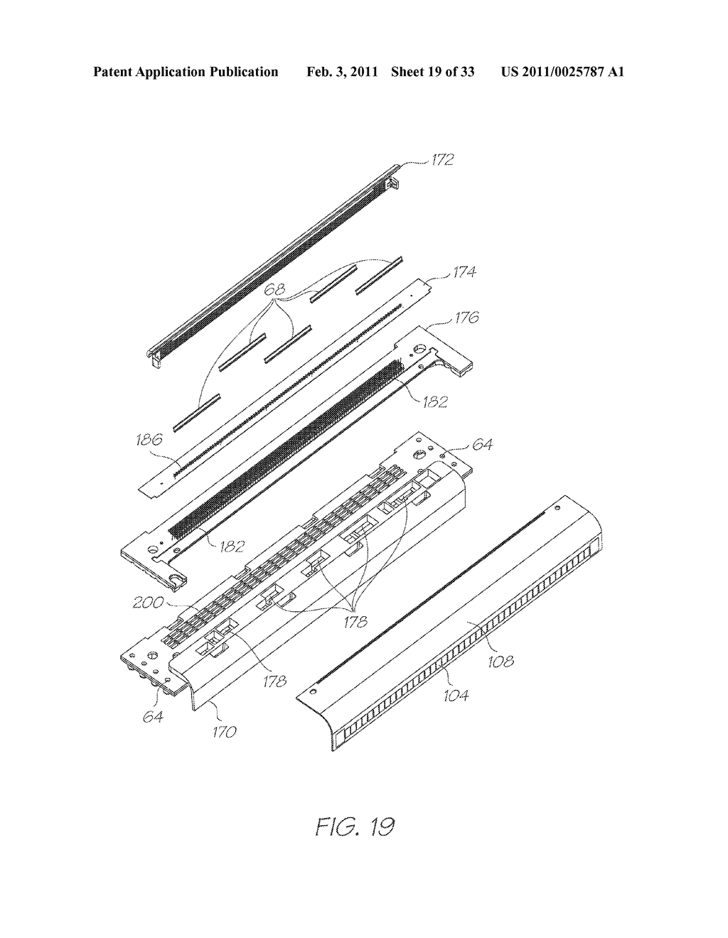 PRINTHEAD SUPPORT STRUCTURE WITH CAVITIES FOR PULSE DAMPING - diagram, schematic, and image 20