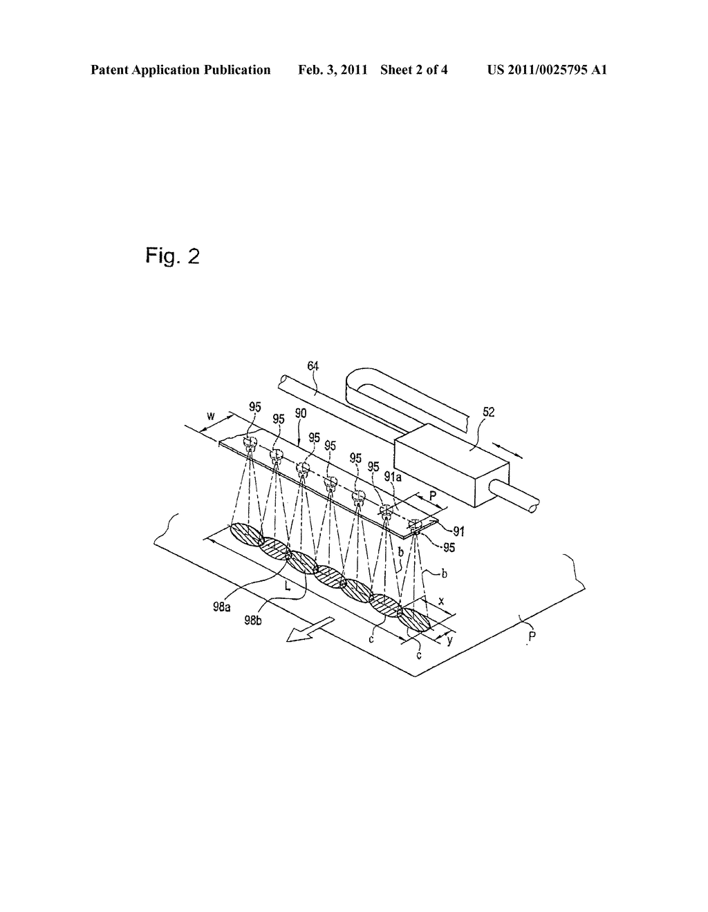 LIGHT IRRADIATING APPARATUS, LIGHT IRRADIATING PROCESS, AND IMAGE RECORDING PROCESS - diagram, schematic, and image 03