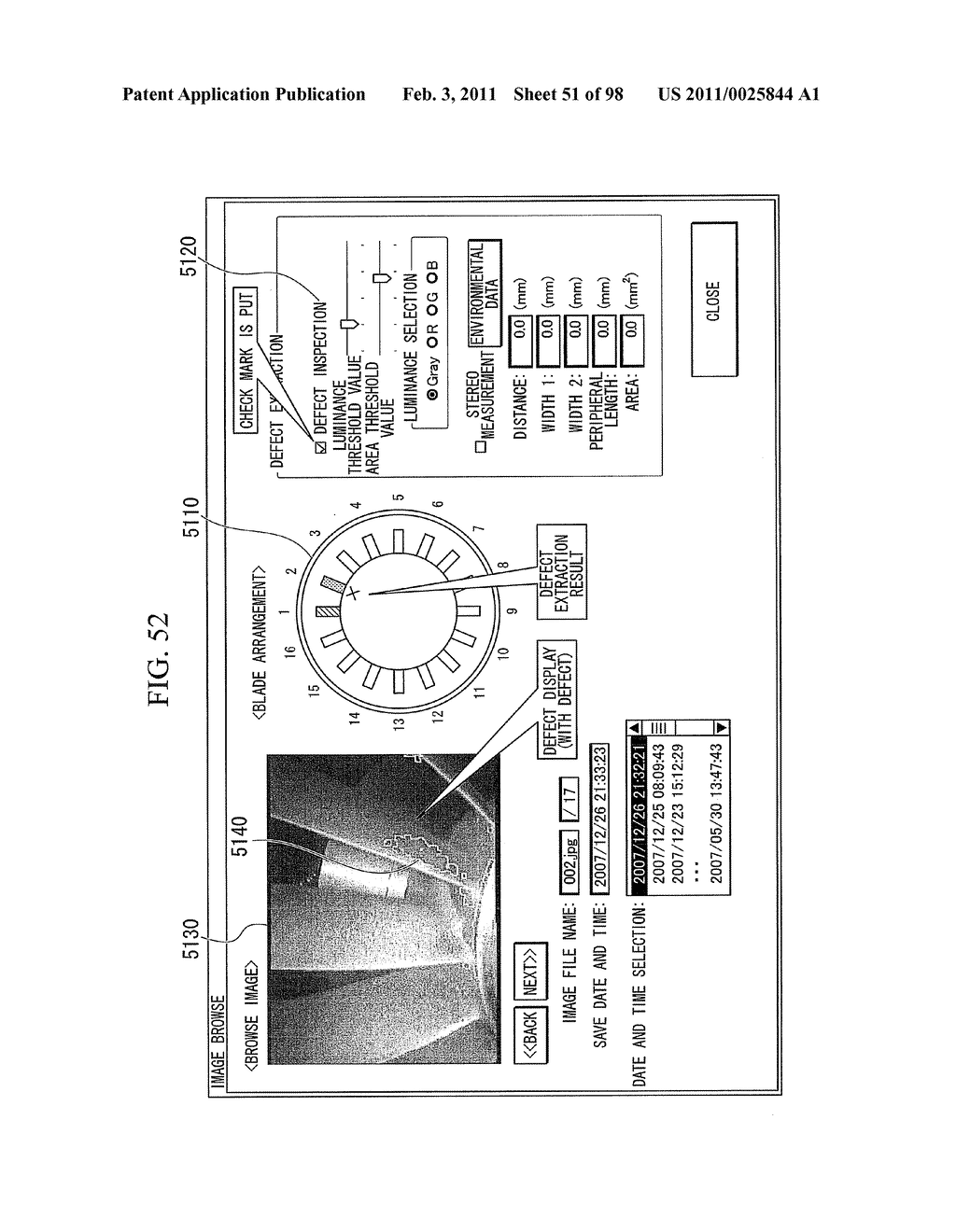 IMAGE PROCESSING APPARATUS AND METHOD FOR DISPLAYING IMAGES - diagram, schematic, and image 52