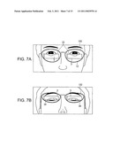 Downward Eyeball Movement Measuring Jig, Jig Affixing Device, and Downward Eyeball Movement Measuring Method diagram and image